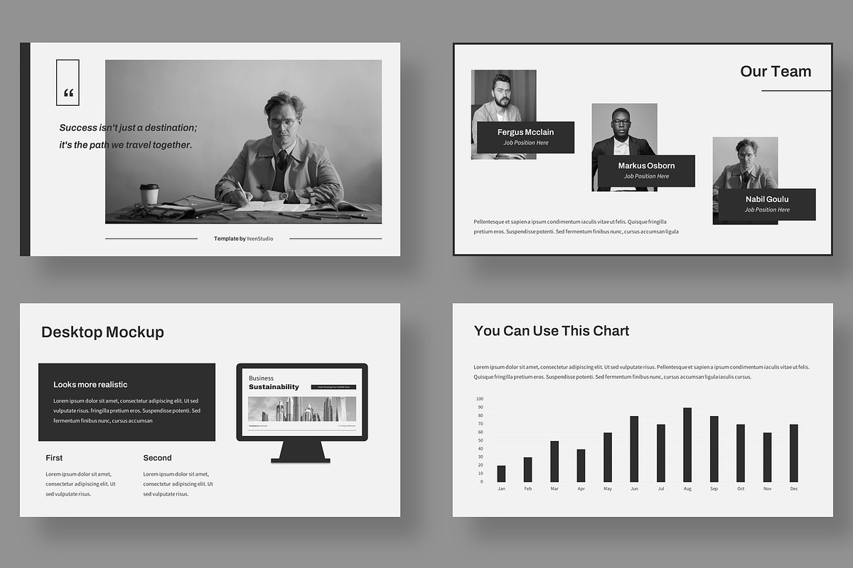 Business Sustainability Presentation, a Presentation Template by BumbleGraph Studio (Photo 2 of 6)