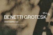 Benetti Grotesk Blur, a Sans Serif Font by Craft Supply Co. (Thumbnail 1 of 8)