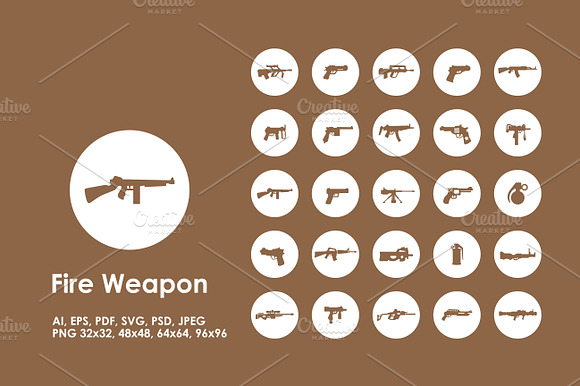 Fire Weapon Icons