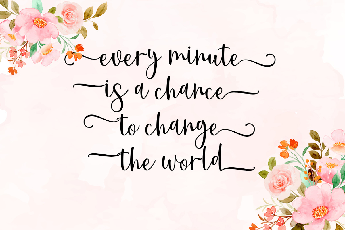First Time Script, a Script Font by Amarlettering (Photo 5 of 9)