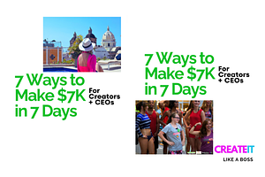 7 Ways to Make $7k for Creators