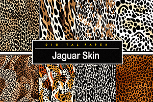 Jaguar Skin Pattern, a Background Graphic by Printable Treasure