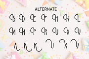 Birthday | Script Font, a Script Font by Scratchones (Thumbnail 7 of 9)