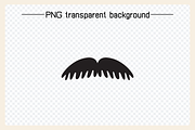 Moustache Icons Set Illustration, a Solid Icon by Designfour (Thumbnail 4 of 6)