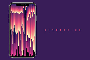 Descending- Glitch Design Elements