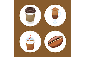 Four Coffee Break Icons