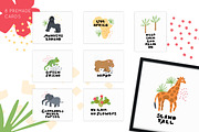 Kids Minimal Animals. Africa, an Object Graphic by Creativemaker (Thumbnail 9 of 11)