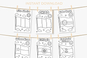 190 Flags Coloring Book for Kids PDF, an Education Illustration by Mohammad Sarfaraz (Thumbnail 4 of 13)