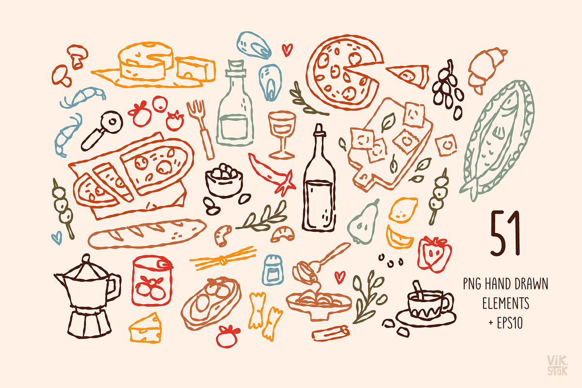 Mediterranean Food & Landscape, an Object Graphic by vik.stock (Photo 2 of 8)