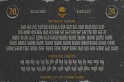 Black Takora Blackletter Font, a Blackletter Font by alit design (Thumbnail 16 of 17)