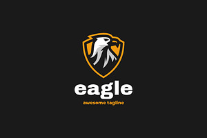 Eagle Mascot Cartoon Logo, a Branding & Logo Template by Artnivora.Std