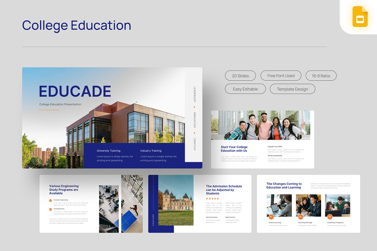 Educade - Education College GLS, a Presentation Template by Premast (Photo 1 of 4)