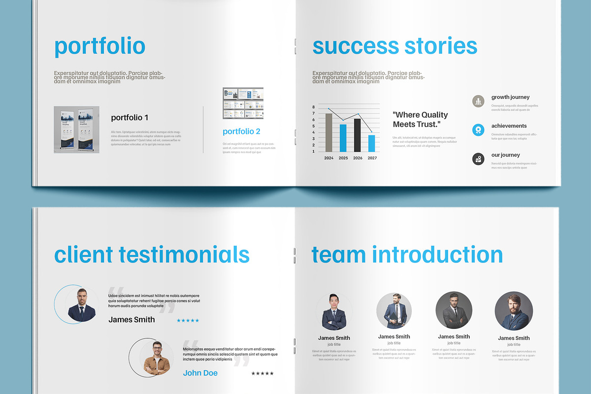 Company Profile Template, a Brochure Template by MightyDesign (Photo 5 of 9)