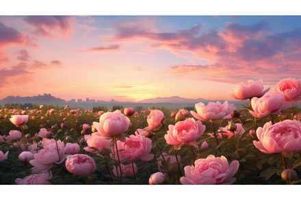 flower sky pink gardening, a Nature Photo by pikepicture
