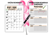IVF / IUI PLANNER TEMPLATE PRINTABLE, a Templates & Theme by EffahArt (Thumbnail 3 of 6)