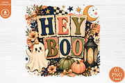 Hey Boo Halloween Sublimation, a Seasonal Illustration by Rose Art (Thumbnail 1 of 4)