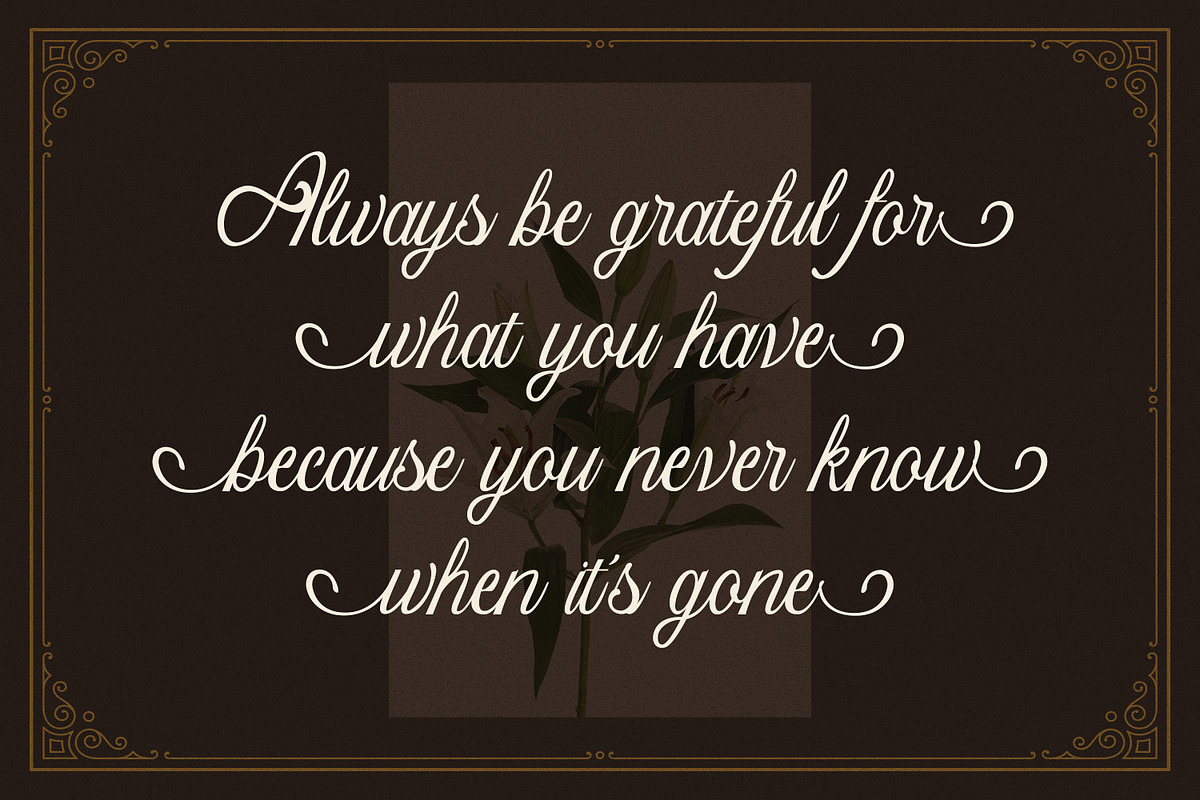Bristok Lemonade - Cursive Script, a Script Font by Variatype (Photo 5 of 15)