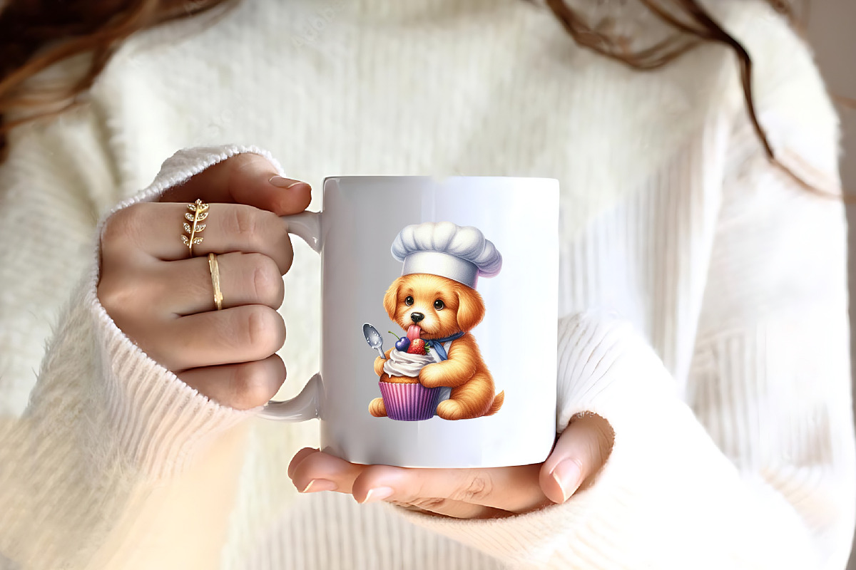 Cute little chef clipart Cooking, an Illustration by CreationArt (Photo 4 of 9)