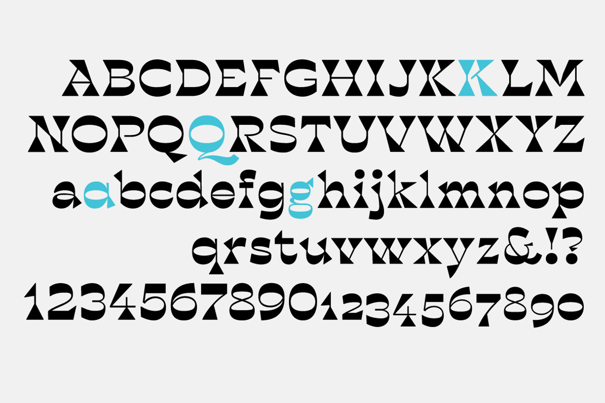 Blackest - 8 fonts preview 7