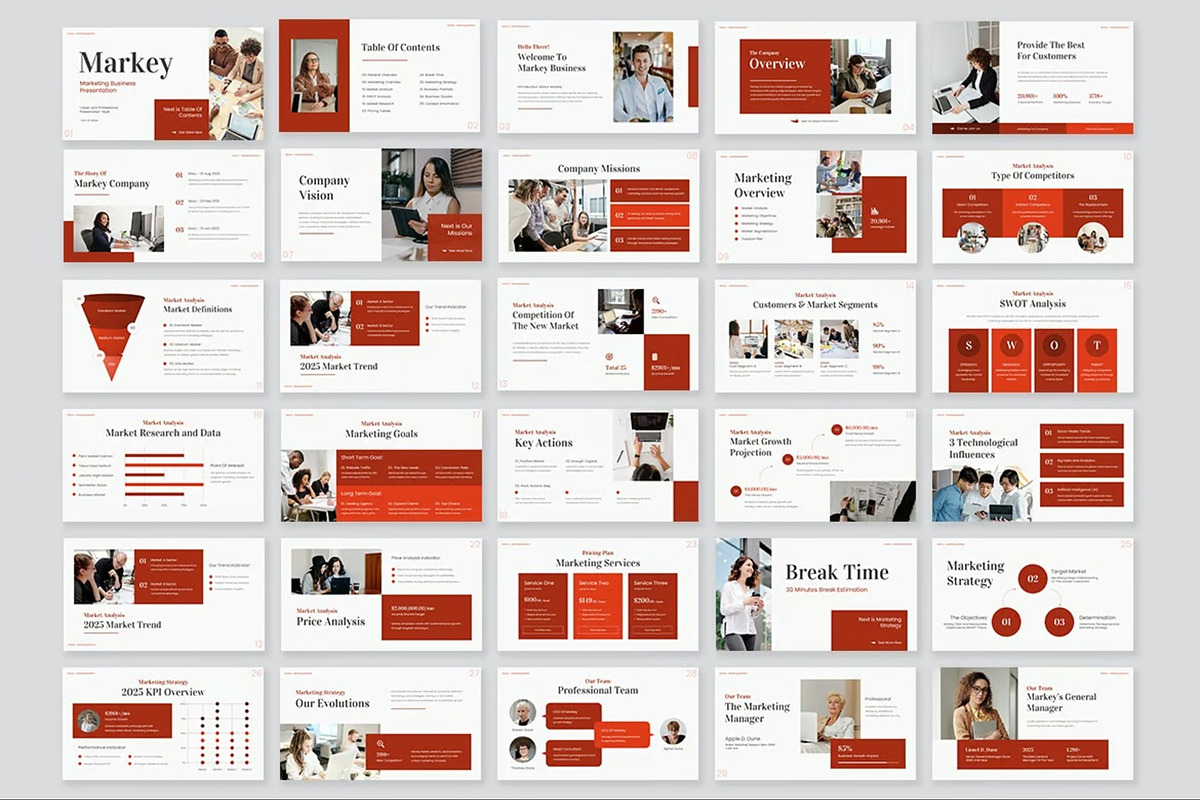Marketing Business Google Slides, a Presentation Template by Fit-tee (Photo 11 of 11)