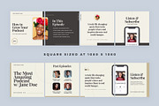 Podcast Bundle for Instagram, a Social Media Template by Roger Coles (Thumbnail 5 of 13)