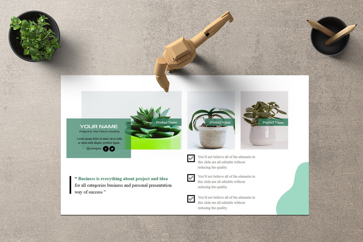 Botanical Google Slide, a Presentation Template by Dedijuniadi (Photo 3 of 4)