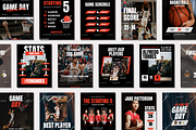 Basketball Social Media Templates, a Social Media Template by Anna Design Studio (Thumbnail 11 of 11)