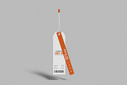 Clothing Label Tag Mockup, a Merchandise Mockup by Gatamotion (Thumbnail 3 of 5)
