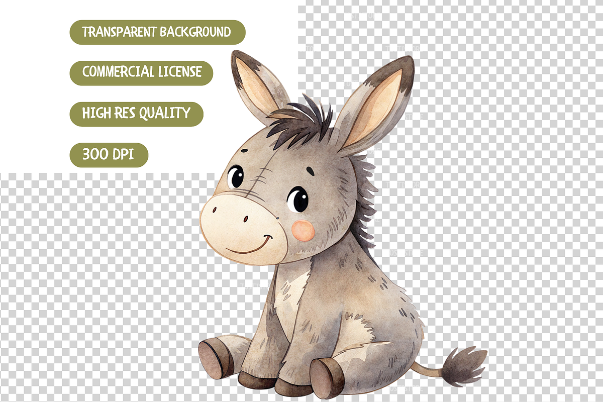 Barnyard Animals Clipart, an Object Illustration by TatiMockup (Photo 8 of 8)