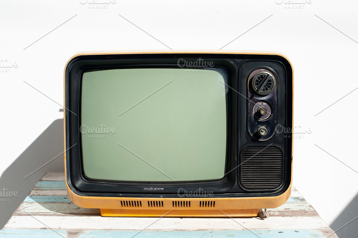 vintage tv, a Technology Photo by ptystockphoto (Photo 2 of 2)