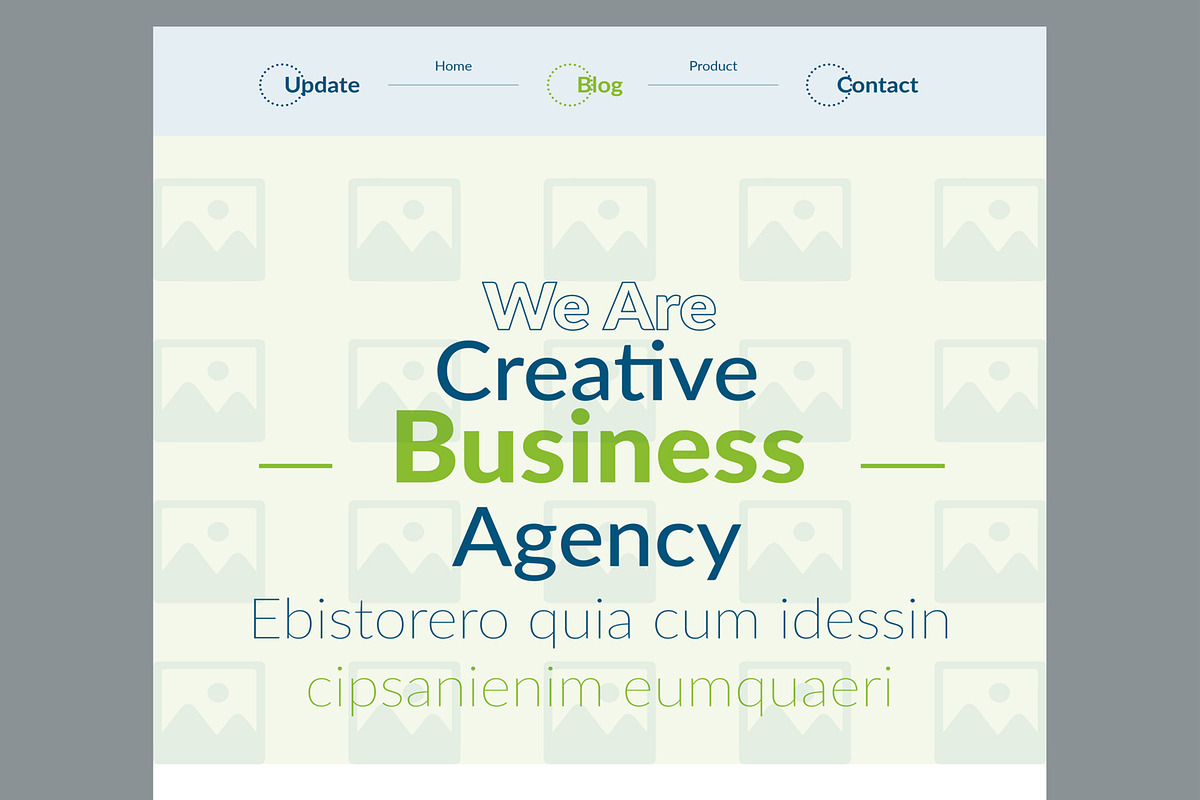 Website Wireframe Design Layout, an UI Kit Template by CreativeShaper (Photo 2 of 6)