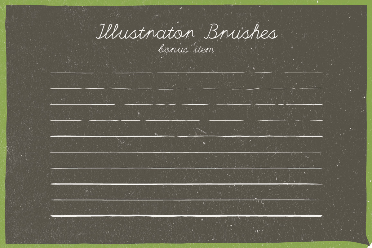 Hipsta Script + Hand Drawn Brushes preview 4
