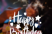 Happy Birthday Text with Stars and H, a Holiday Photo by idea_design (Thumbnail 8 of 10)