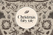 Vintage Christmas Bundle, an Animal Illustration by TheMountBirdStudio (Thumbnail 1 of 23)