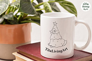 Christmas Goose Outline SVG, an Animal Illustration by TitaLivingArt (Thumbnail 9 of 10)