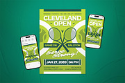 Cleveland Open Event Flyer Set, a Flyer Template by The Good Store (Thumbnail 1 of 2)