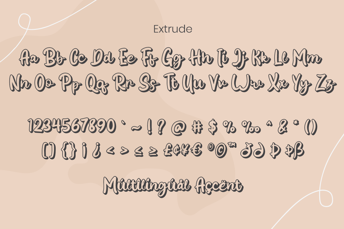 Yasminda - Layered Script Font, a Script Font by Attype (Photo 7 of 8)