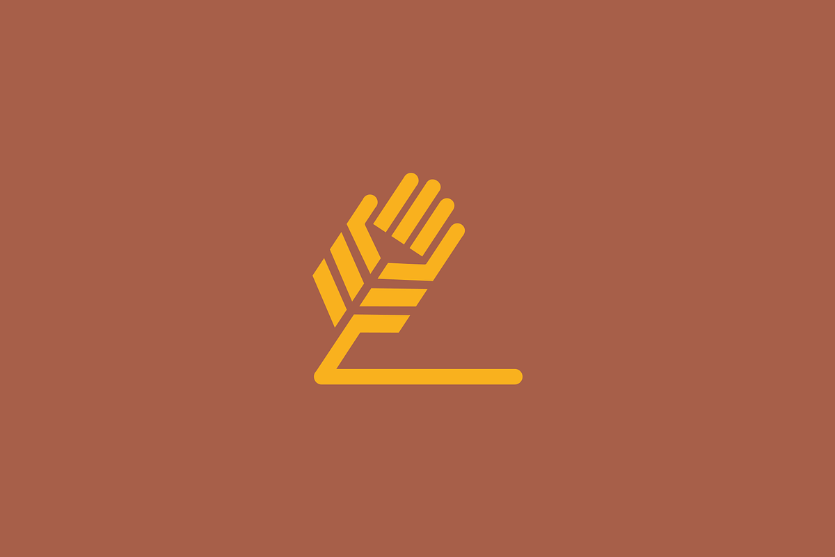 Wheat Hand Logo Template, an Object Graphic by mikylangela (Photo 1 of 3)