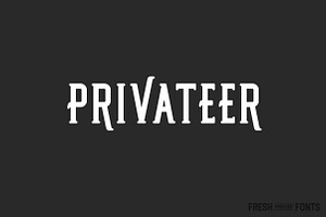 Privateer Display Font