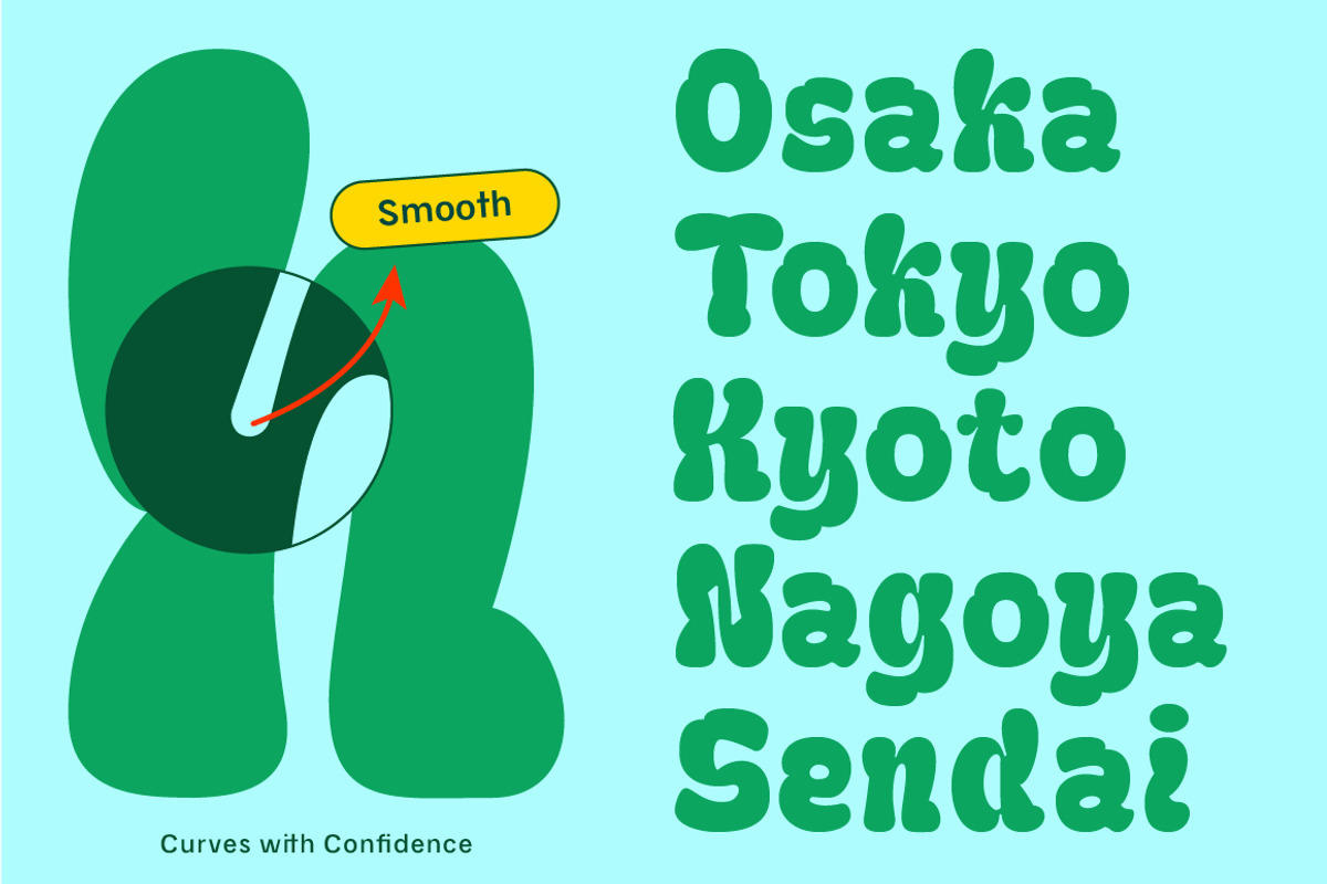 Curevy bold groovy font, a Handwritten Font by Angin Studio (Photo 4 of 14)
