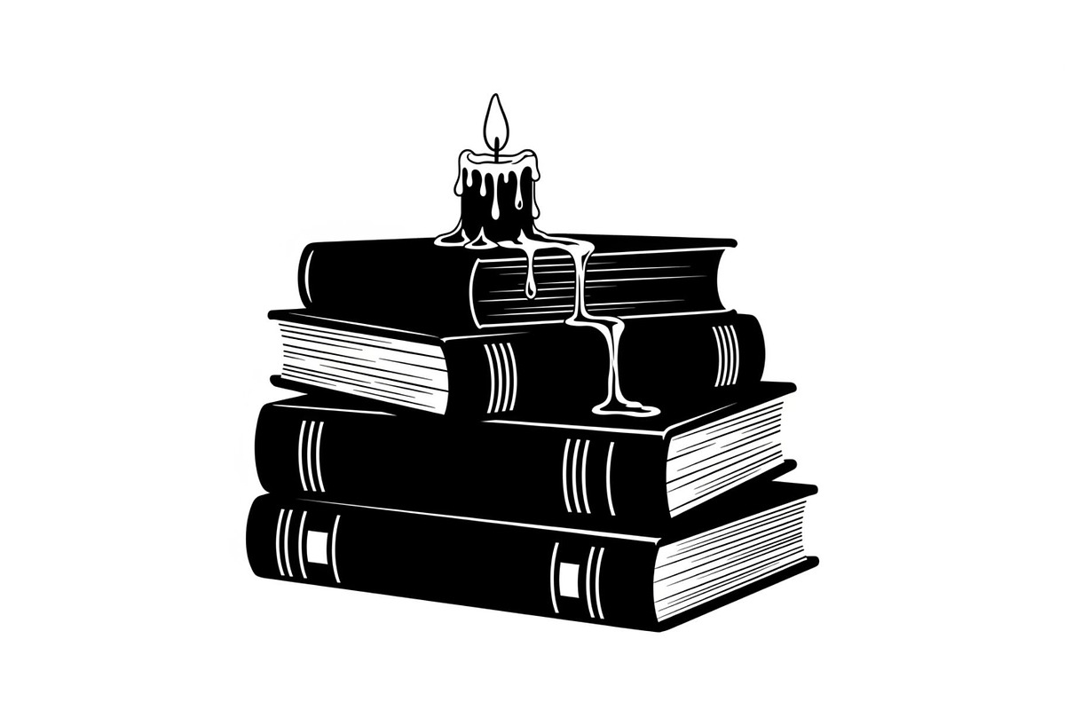 Vintage Book Stack Candle Bundle, an Illustration by jahid234 (Photo 31 of 31)