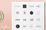 250 Feminine Logos Pack, a Branding & Logo Template by Graphicdome (Thumbnail 4 of 27)