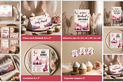 Native American Baby Shower Bundle, a Presentation Template by InkyQueenArt (Thumbnail 2 of 6)