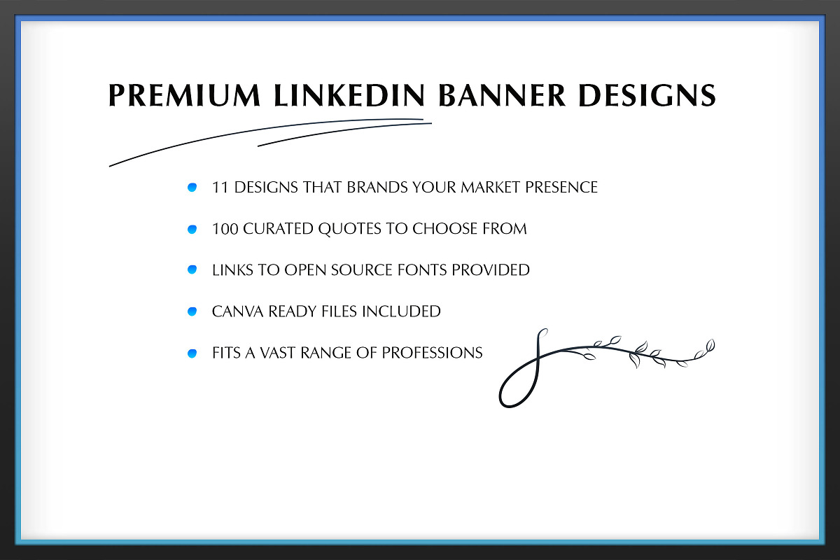11 Linkedin Banner Template, Cover, a Social Media Template by Career Canvas (Photo 8 of 10)