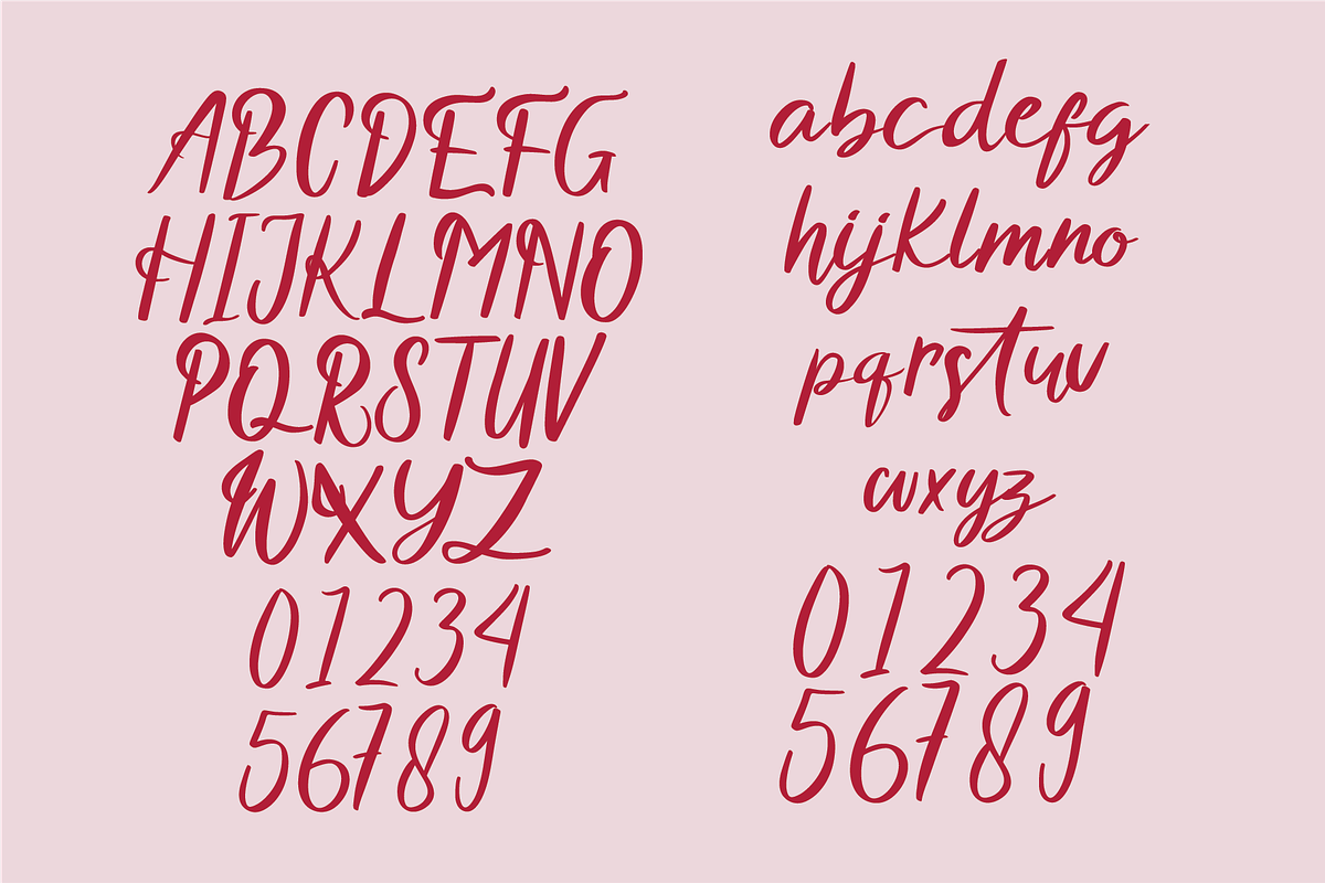 Mireluna Script Font, a Script Font by Berdansabersama (Photo 2 of 8)