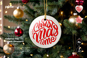 Christmas Ceramic Ornaments Mockup, a Household Mockup by PrimeMockup (Thumbnail 1 of 10)