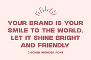 Chicken Wonder – Soft Sans Serif, a Sans Serif Font by Fikryal Studio (Thumbnail 3 of 15)
