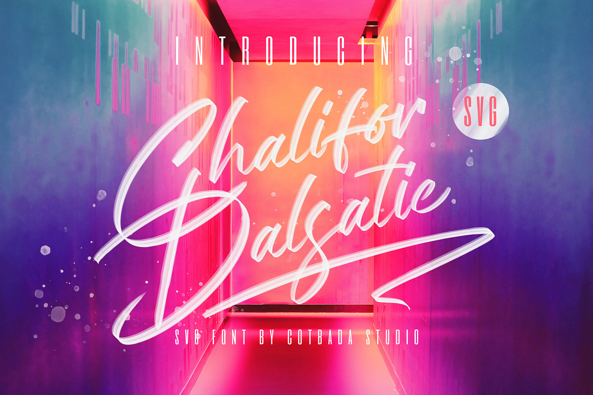 Chalifor Dalsatic SVG FONT