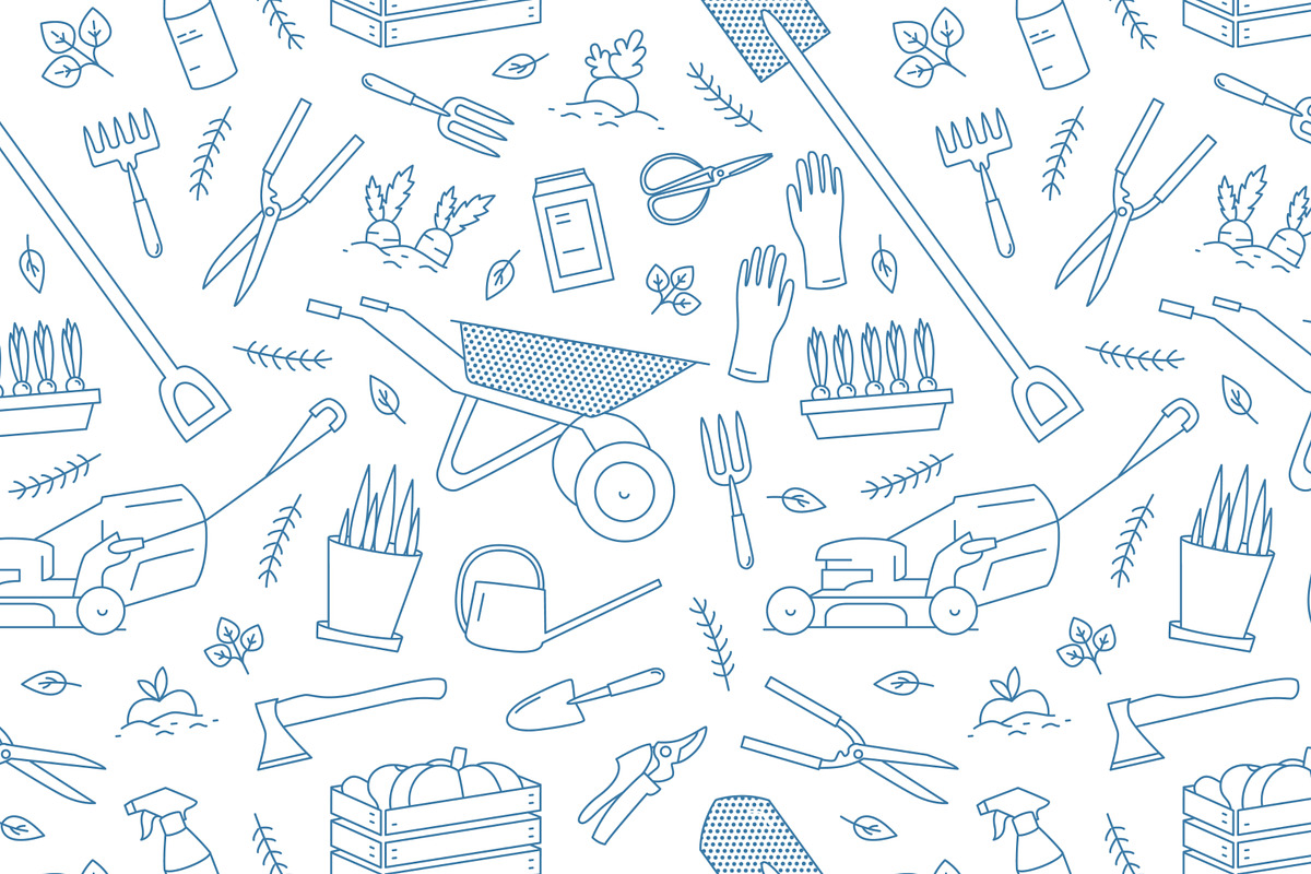 Gardening bundle, seamless patterns, a Decorative Illustration by Good Studio (Photo 5 of 13)