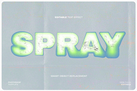 Spray Text Effect